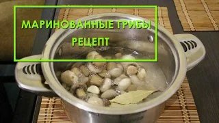 Рецепт маринованых грибов